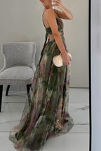 Saioa | Vestido largo floral de mujer con estilo romántico