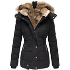 Noemí | Chaqueta elegante y cálida para mujer con capucha