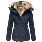 Noemí | Chaqueta elegante y cálida para mujer con capucha
