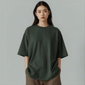 Esther | Camiseta verde holgada y relajada