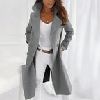 Natalia | Abrigo de lana para mujer con doble botonadura