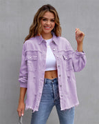 Raisa | Chaqueta vaquera de mujer en tonos primaverales – estilo casual