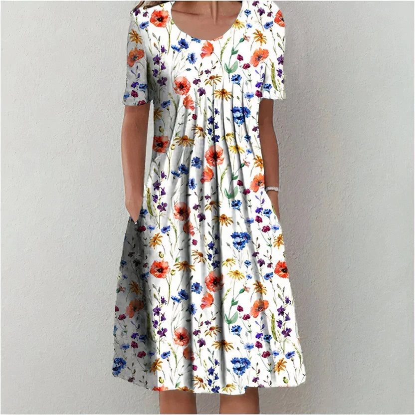 Elena | Vestido de Verano de Algodón Ligero