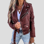 Eira | Chaqueta de Cuero Forrada – Elegancia y Confort