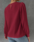 Zulema – Blusa elegante de cuello redondo para mujer