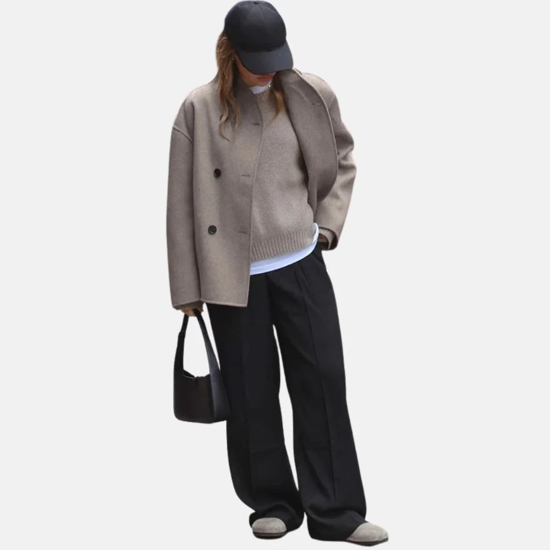 Claudia | Abrigo vintage de lana para mujer