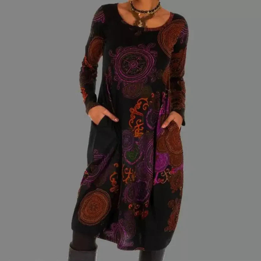 Renata | Vestido Bohemio Chic de Estilo Femenino