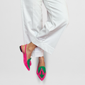 Ona | Mocasines slingback con punta fina y detalle de borlas