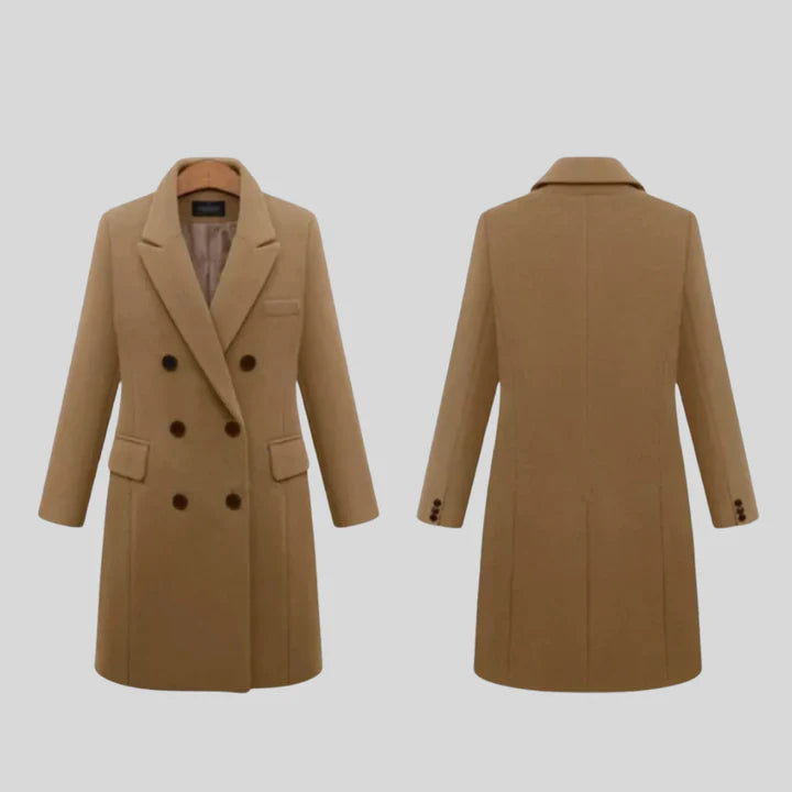 Celia | Abrigo largo chic para mujer elegante