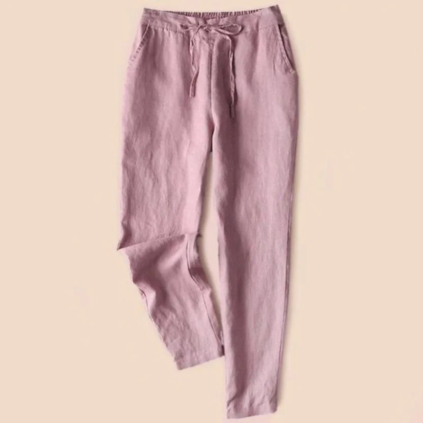 Nora | Pantalones femeninos casual de algodón