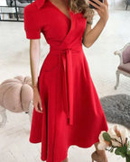 Renata | Vestido Chic Midi para Look Sofisticado