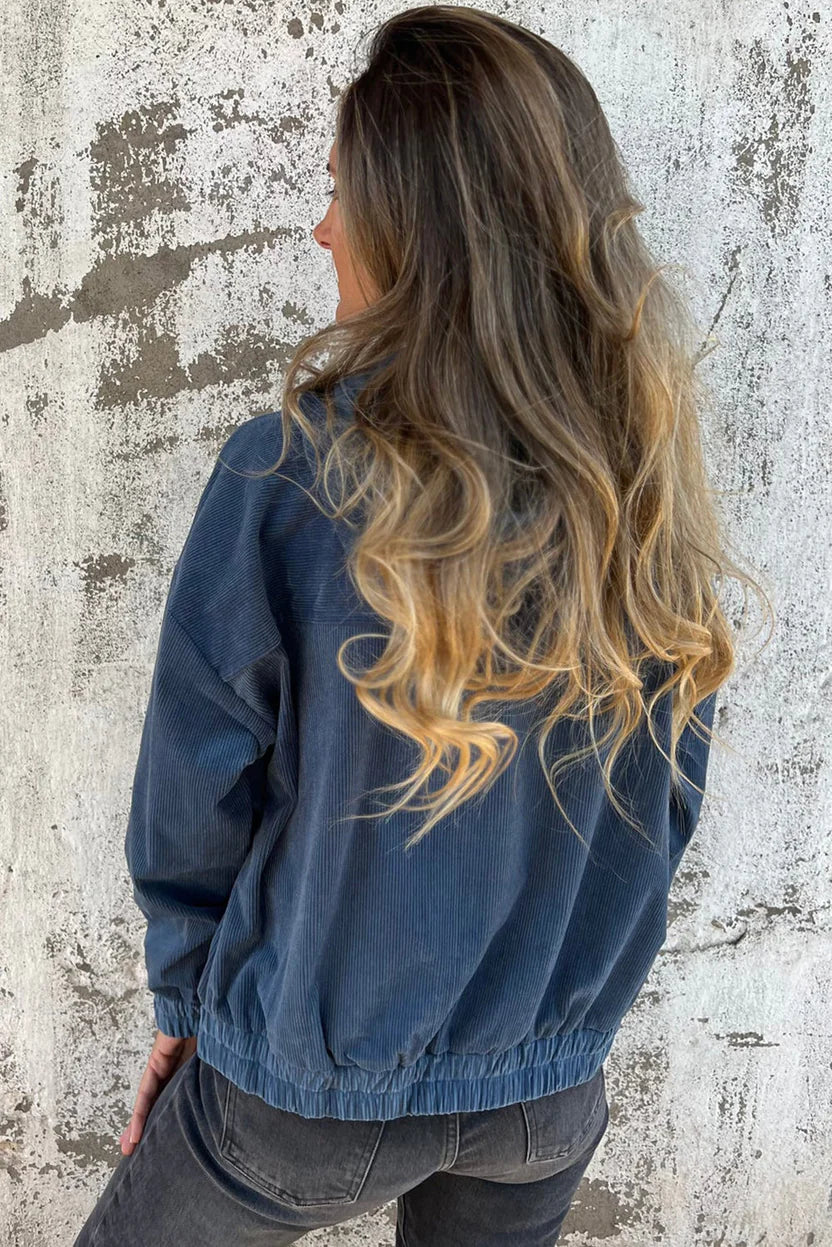 Adriana | Sudadera Verde Azulado Elegante