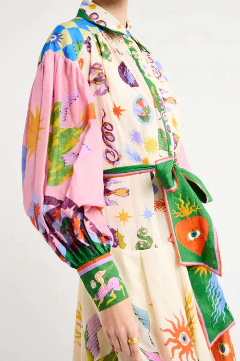 Adriana | Vestido Maxi Vintage de Flores y Estilo Chic