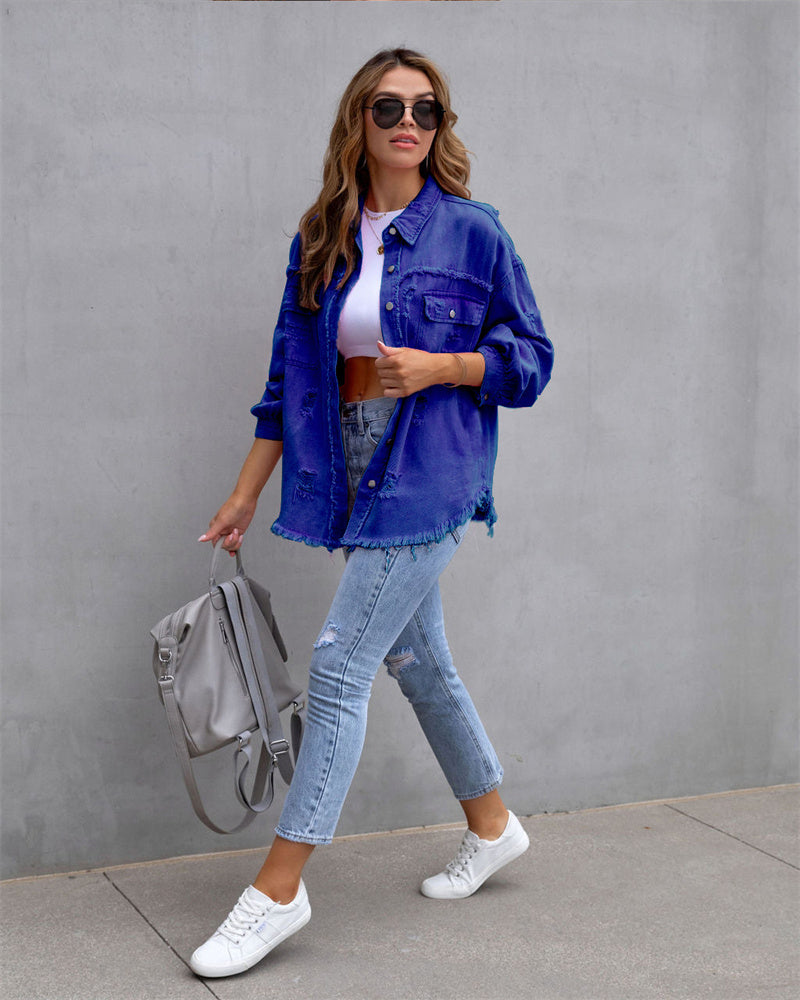Raisa | Chaqueta vaquera de mujer en tonos primaverales – estilo casual