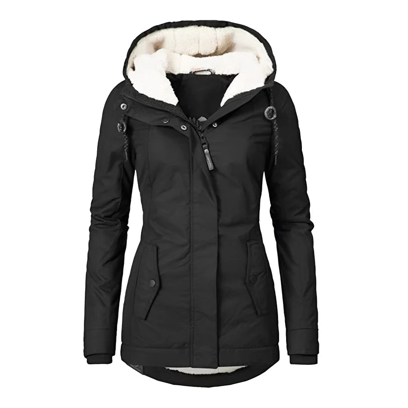 Laia | Chaqueta cómoda de forro polar sherpa para mujer