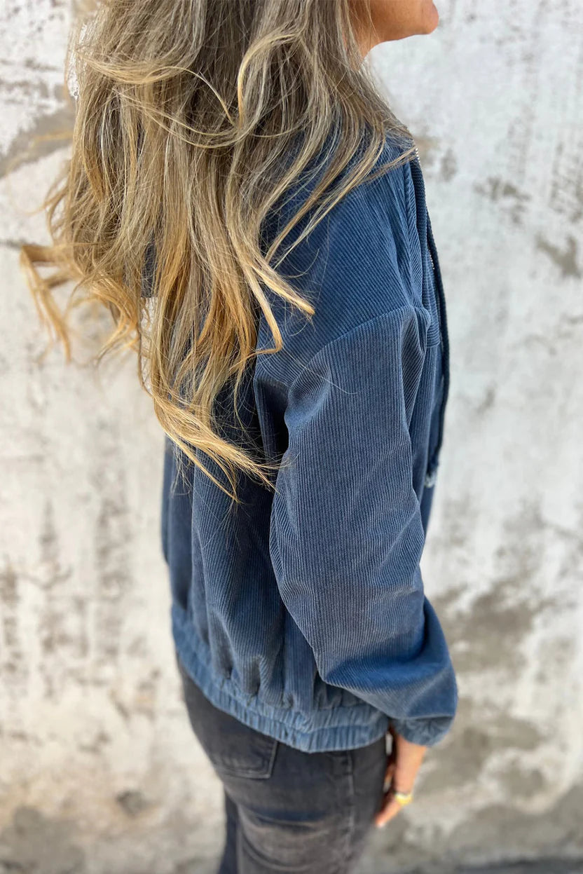 Adriana | Sudadera Verde Azulado Elegante