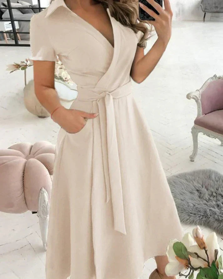Renata | Vestido Chic Midi para Look Sofisticado