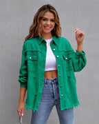 Raisa | Chaqueta vaquera de mujer en tonos primaverales – estilo casual