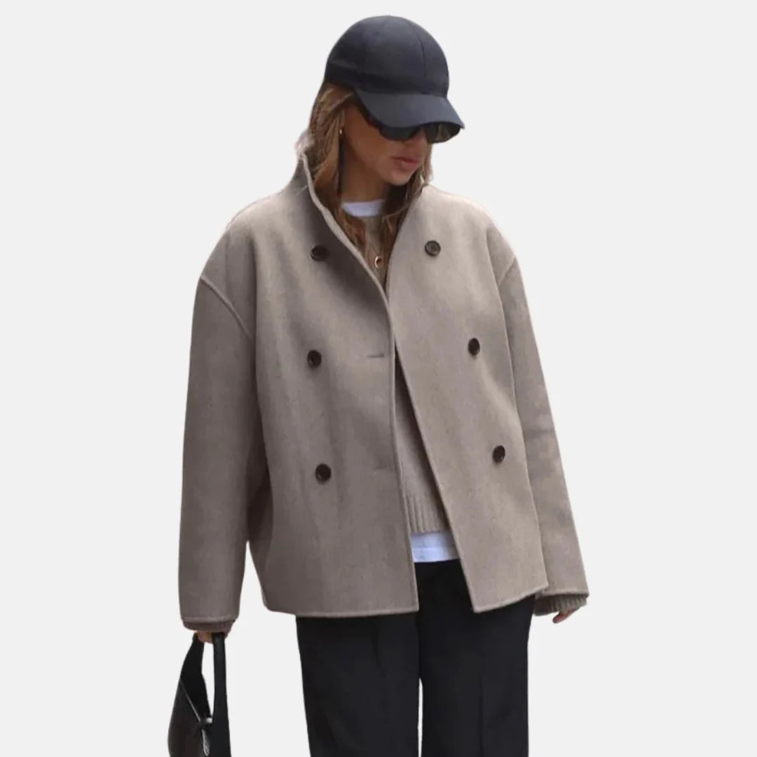 Claudia | Abrigo vintage de lana para mujer