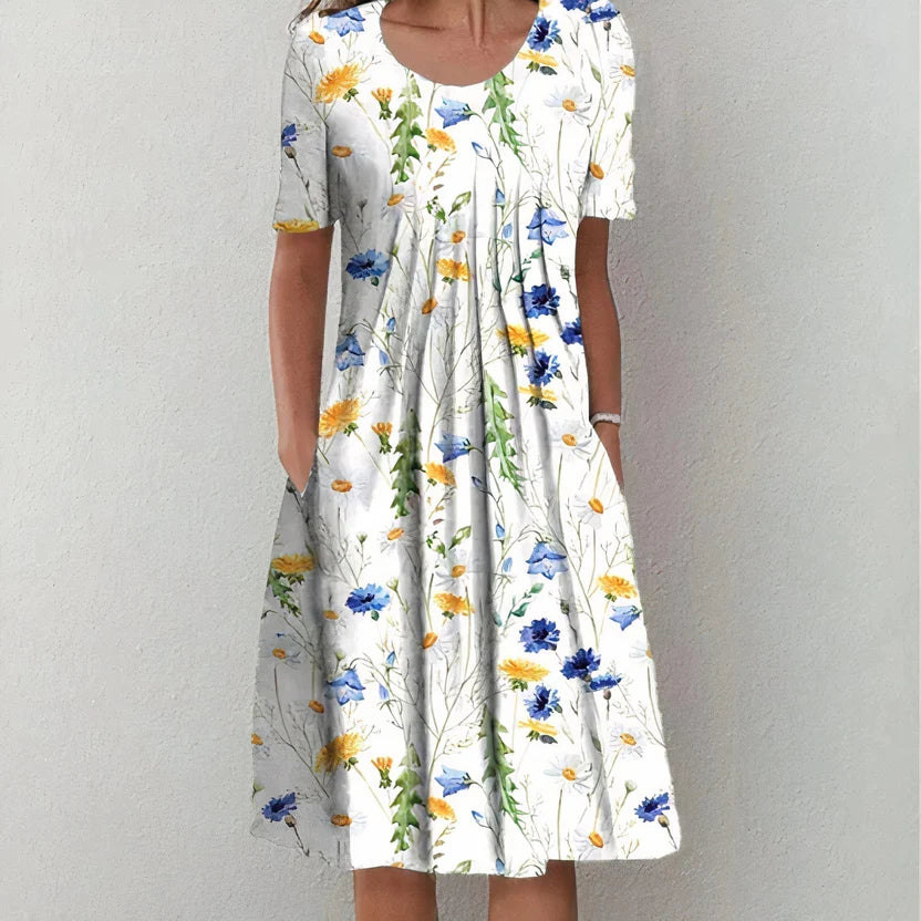 Elena | Vestido de Verano de Algodón Ligero