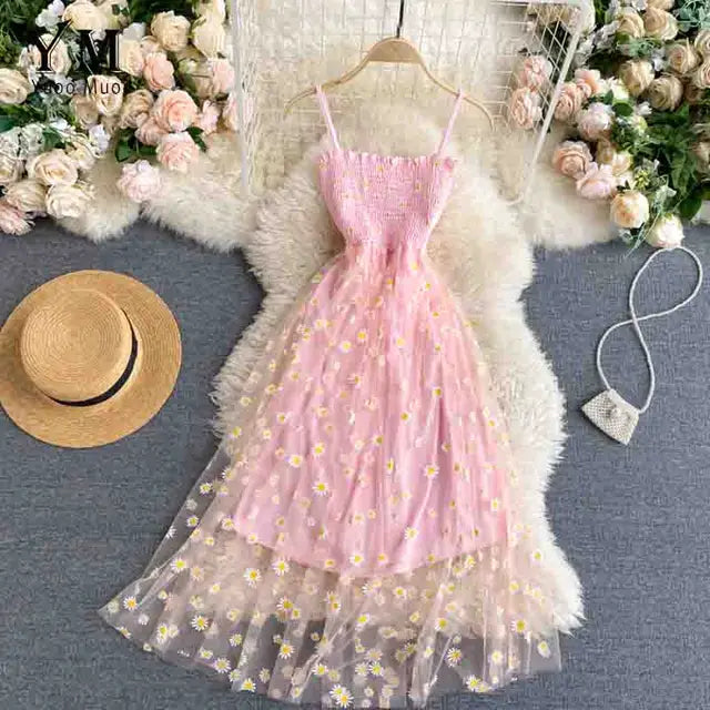 Valeria | Vestido veraniego floral de tirantes