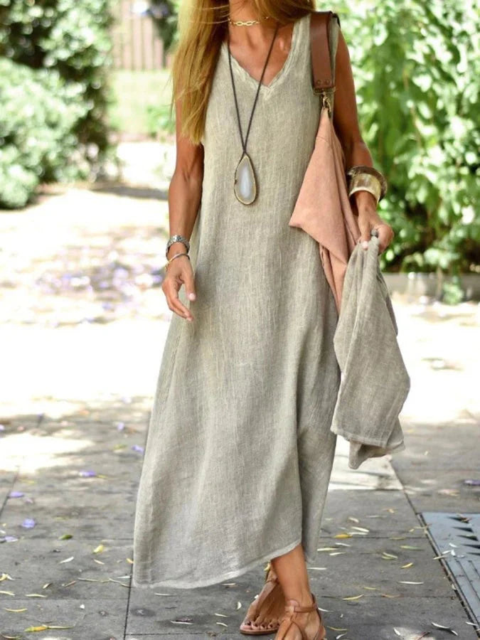 Gabriela | Vestido Largo Casual Chic de Verano