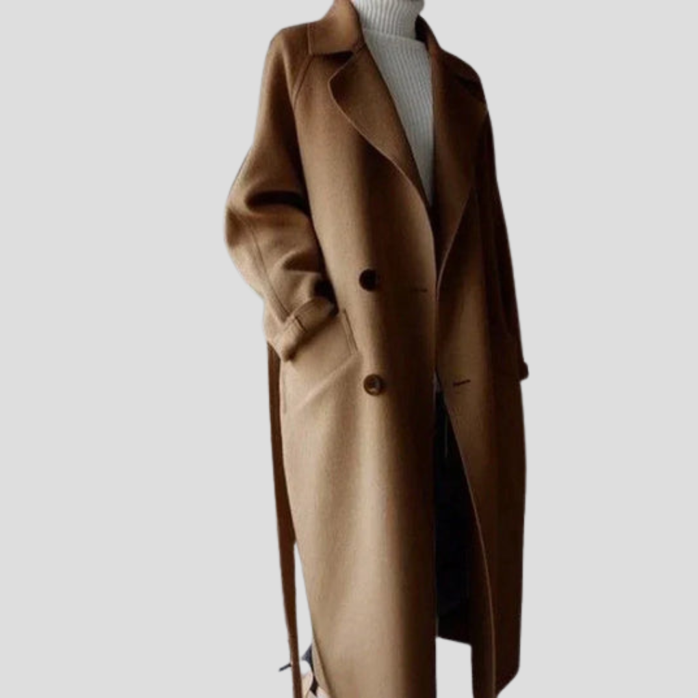 Senna | Abrigo Largo de Lana para Mujer Elegante y Cálido