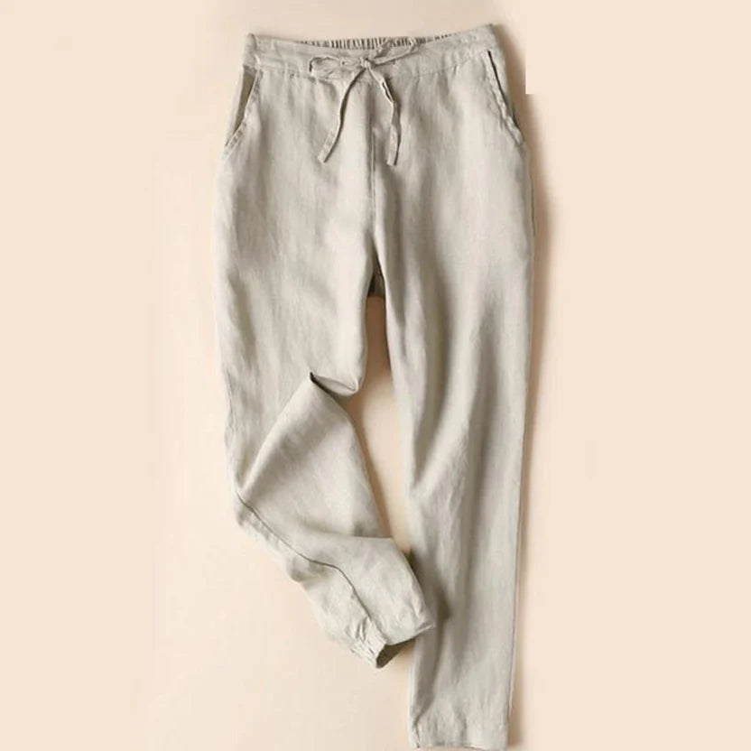 Nora | Pantalones femeninos casual de algodón