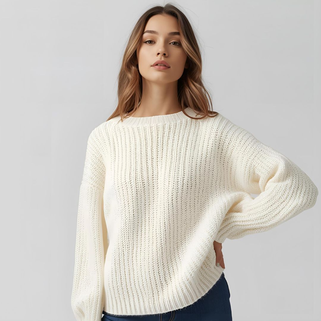 LUMA | Suéter Blanco de Punto