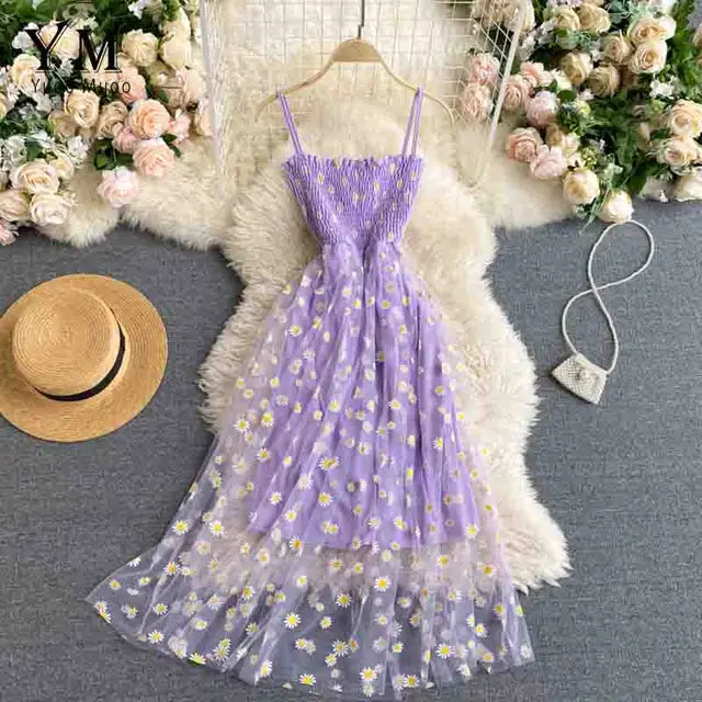 Valeria | Vestido veraniego floral de tirantes