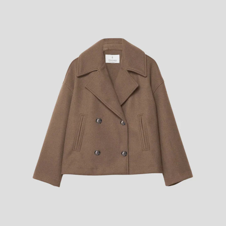 Alba | Chaqueta Corta Chic con Doble Botonadura