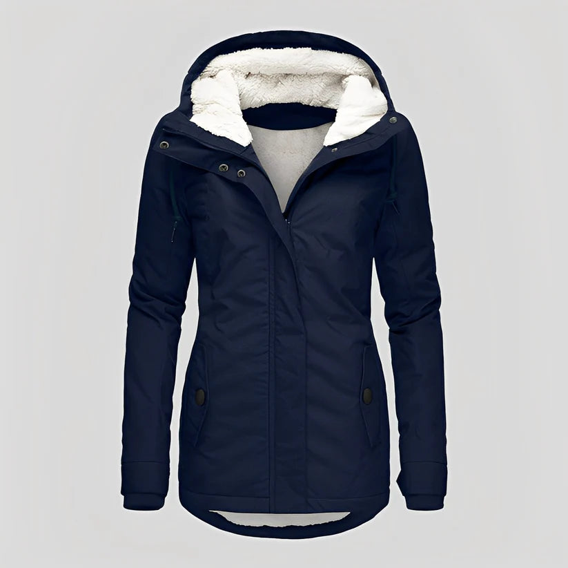 Laia | Chaqueta cómoda de forro polar sherpa para mujer