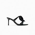 Cosmo | Sandalias Tacón Alto Mujer con Flor Decorativa Elegantes y Versátiles