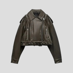 Nekana | Chaqueta Corta con Cinturón para Mujer