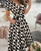 Renata | Vestido Chic Midi para Look Sofisticado