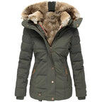 Noemí | Chaqueta elegante y cálida para mujer con capucha
