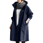 Valeria | Impermeable largo para mujer resistente al agua