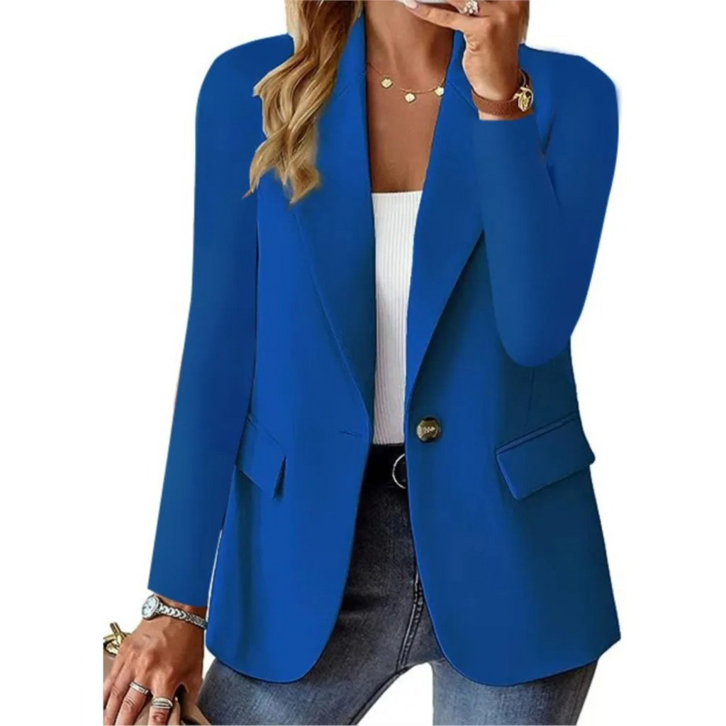 Rocío – Blazer versátil con botones y bolsillos - done