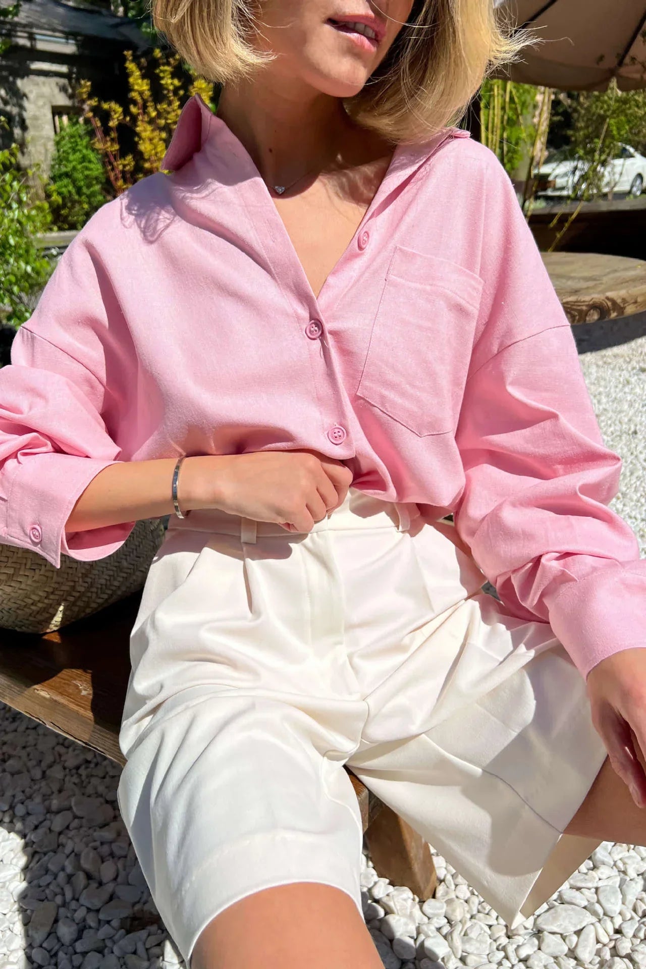 Belen | Bermudas Chic Plisadas para Mujer