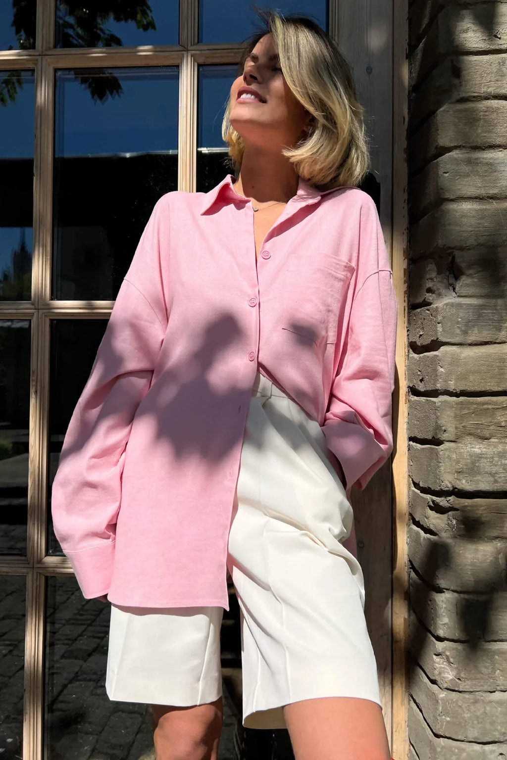 Belen | Bermudas Chic Plisadas para Mujer