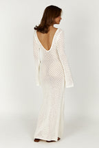 Salma | Vestido Maxi Chic de Calado