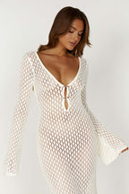 Salma | Vestido Maxi Chic de Calado