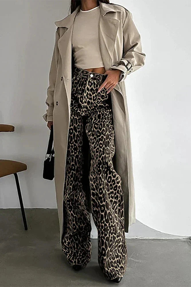 Nayra | Pantalón Acampanado Animal Print – Audaz y Chic