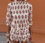 Iria | Vestido de Verano Bordado con Volantes