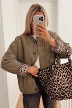 Ava | Chaqueta Acolchada con Botones para Mujer – Casual Chic