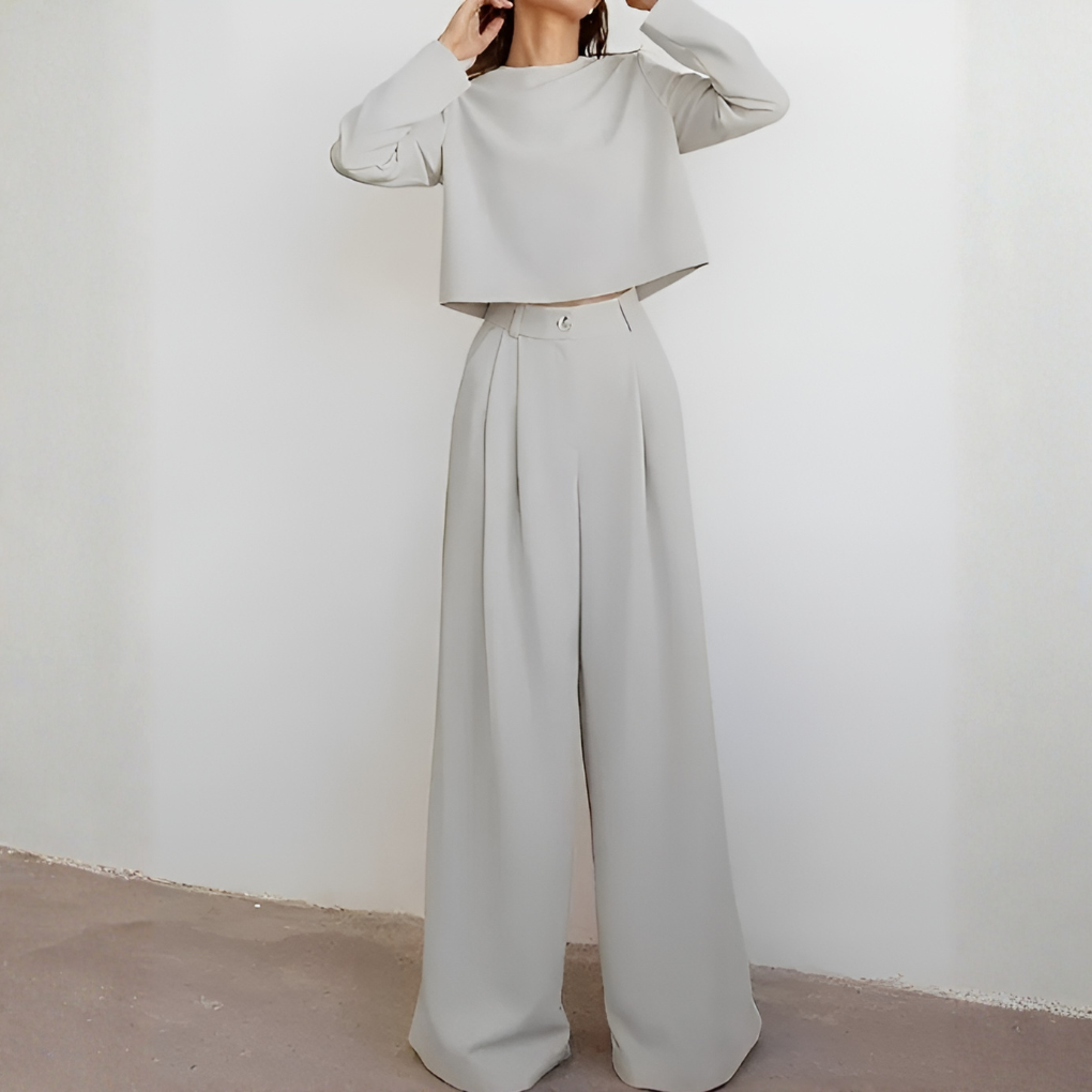 Mía | Conjunto Formal de Dos Piezas Elegante para Mujer