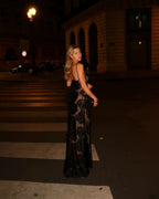 Reyes | Vestido largo elegante con volantes