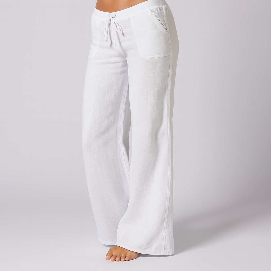 Yara | Pantalón Holgado de Mezcla de Lino – Frescura y Confort Chic