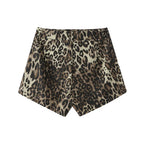 Maia | Shorts Denim de Tiro Alto con Estampado de Leopardo – Estilo Atrevido
