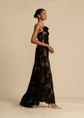 Reyes | Vestido largo elegante con volantes